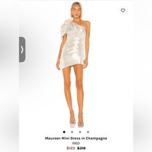 Maureen Mini Dress in Champagne
NBD